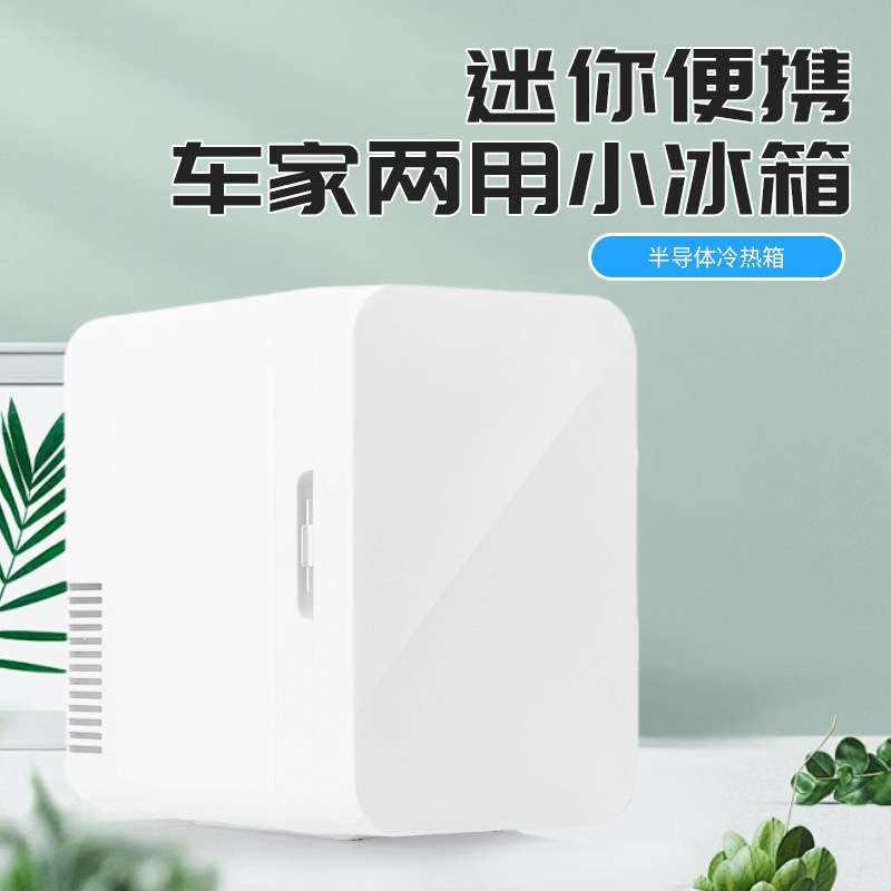 车载8L迷你家庭汽车两用冰箱冷藏保温箱小型冰箱半导体冷热箱新款