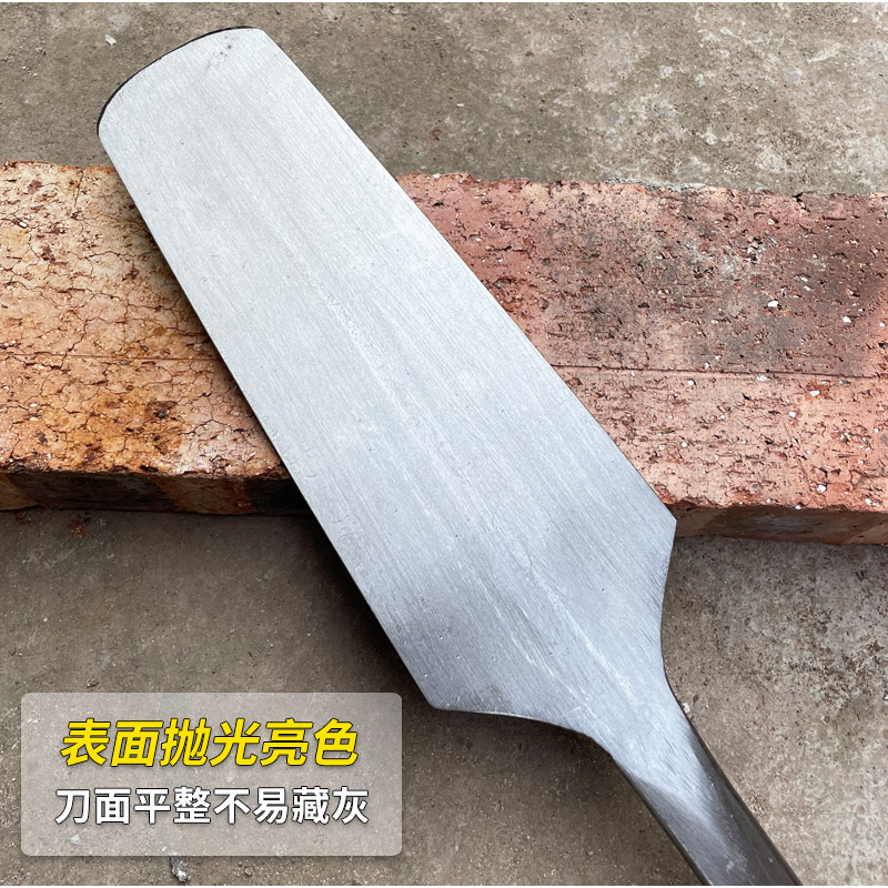 亮双面砖刀铁匠手工瓦刀 弹簧钢泥刀泥瓦工工具砌墙灰刀全钢砖刀图片