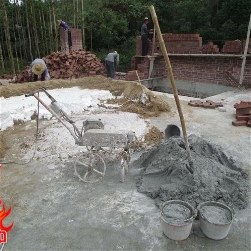宝驰厂家推式平地拌沙浆机饲料家用电动混凝土小型水泥搅拌机包邮