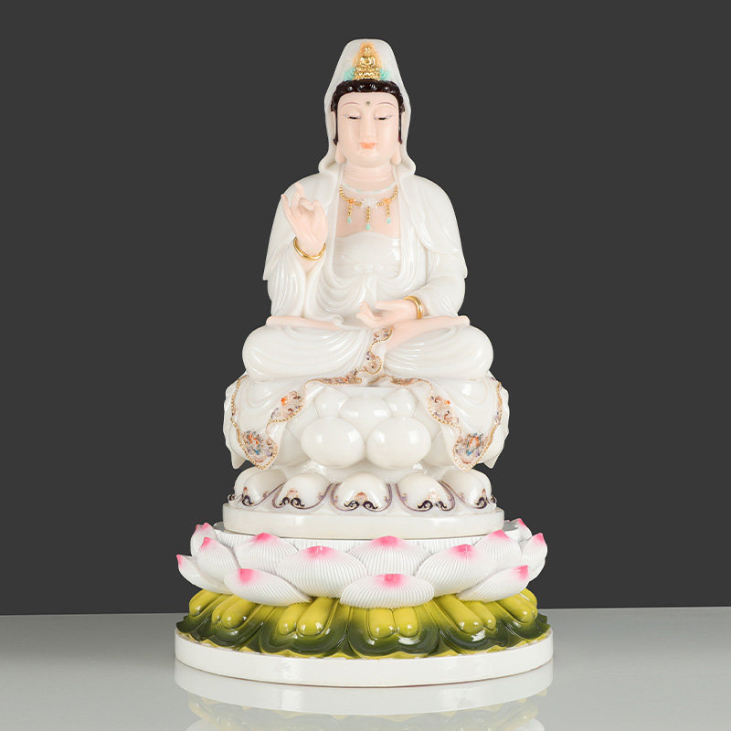 艺瓷莲花底座佛像增高垫观音菩萨佛像底座加高垫佛像阶梯底座摆件