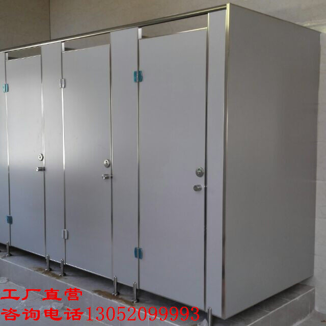 厕所隔断门板 不锈钢公共卫生间洗手间隔断板PVC抗倍特生态板隔板