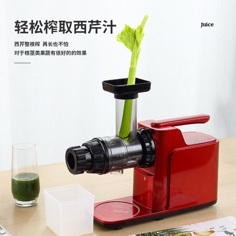 低速51转/分钟西芹原汁机家用自动慢磨机渣汁分离设计