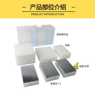 压力作用效果演示器探究压力作用与受力面积和压力大小关系新课标