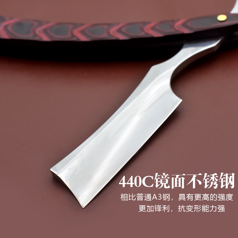 手动男士刮脸胡须刀修面部剃刀家用刮脸刀理发店专用老式刮刀清洁