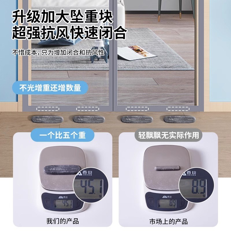 冬季保暖防风门帘透明防寒挡风磁吸条强力加厚保温进户门隔断门帘