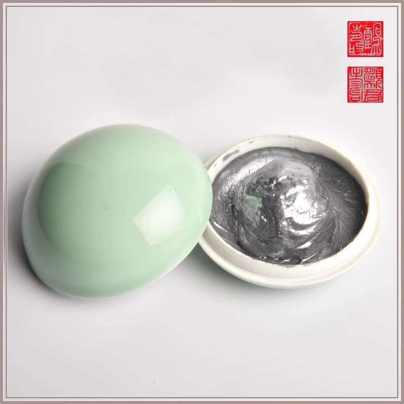 西泠印社篆刻印章书画西冷印泥金色银色黑色粉色彩色印泥一两精装