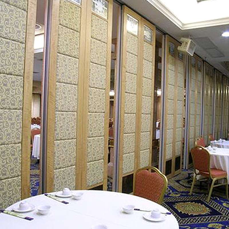 厂家 办公室玻璃隔断室内宴会饭店65型双面活动屏风酒店隔断墙