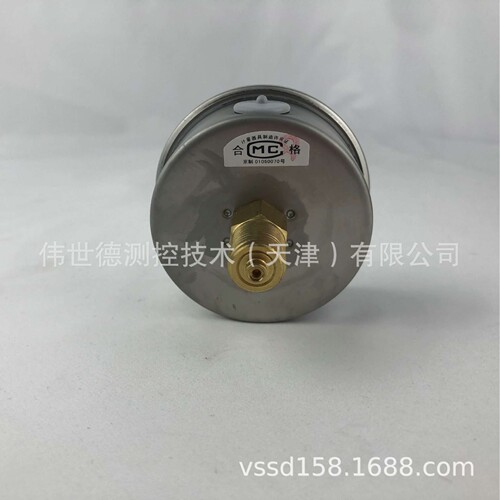 源头供货布莱迪BLD耐震防腐压力表 YTN-63.ZO半钢铜接头25bar/psi