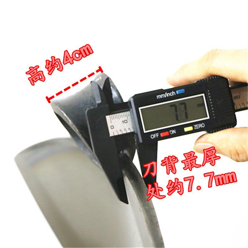 不锈钢铬钢锄头大号农用锄头长木柄翻地除草大锄头农具种菜种花锄