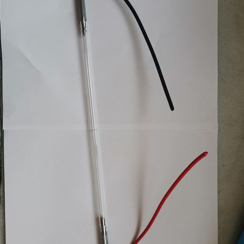 1800W直流长弧氙灯管 1.8KW细管长弧氙灯400mm