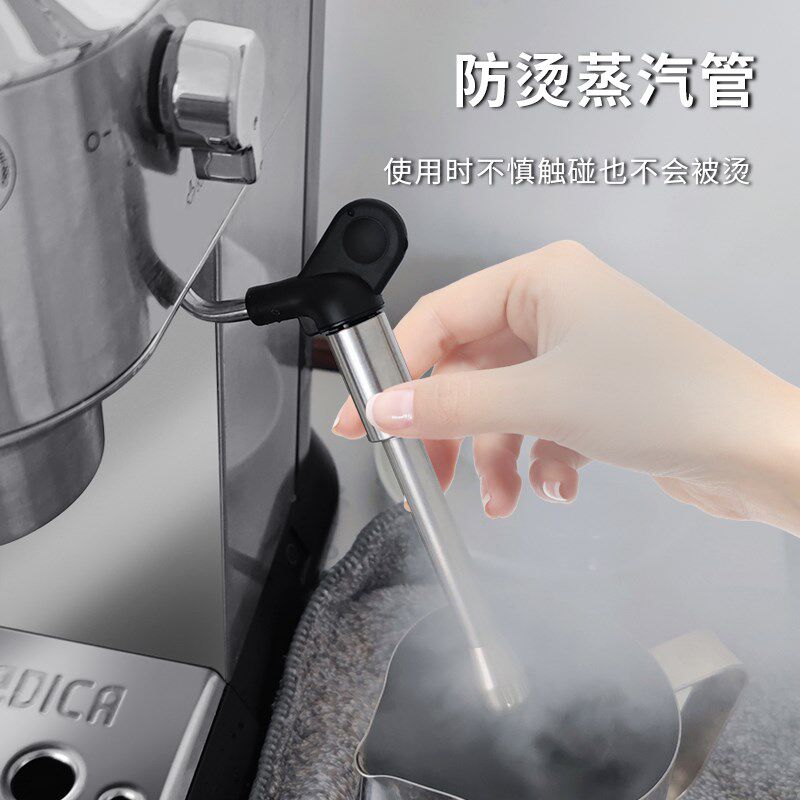 德龙咖啡机蒸汽管配件 EC685奶泡喷嘴加长 改装三孔设计