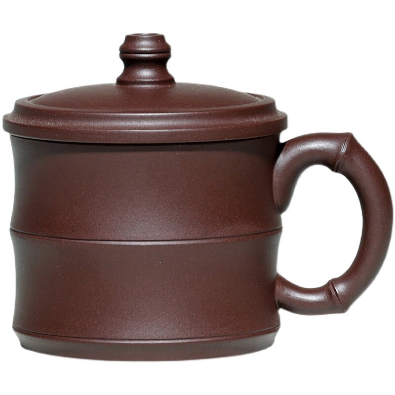 小号宜兴紫砂杯原矿家用泡茶杯个人杯水杯带盖小杯子纯手工小茶杯