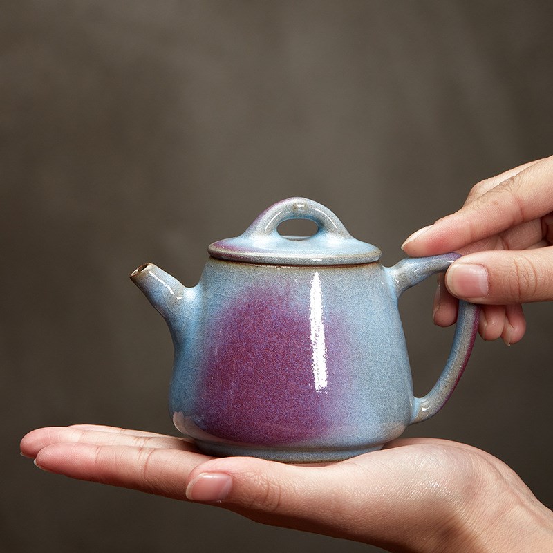李雪亚钧瓷茶具茶壶茶杯主人杯高档功夫茶具套装整套家用办公钧窑