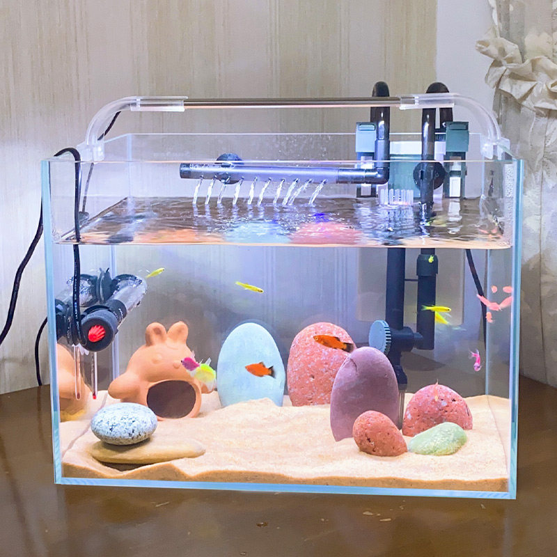 金晶超白玻璃水族箱生态水草缸造桌面缸