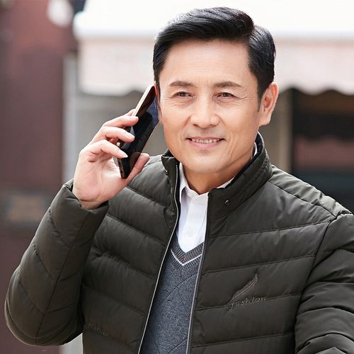 假发男式全头套中老年脱发光头白发化疗真发逼真自然舒适男士假发