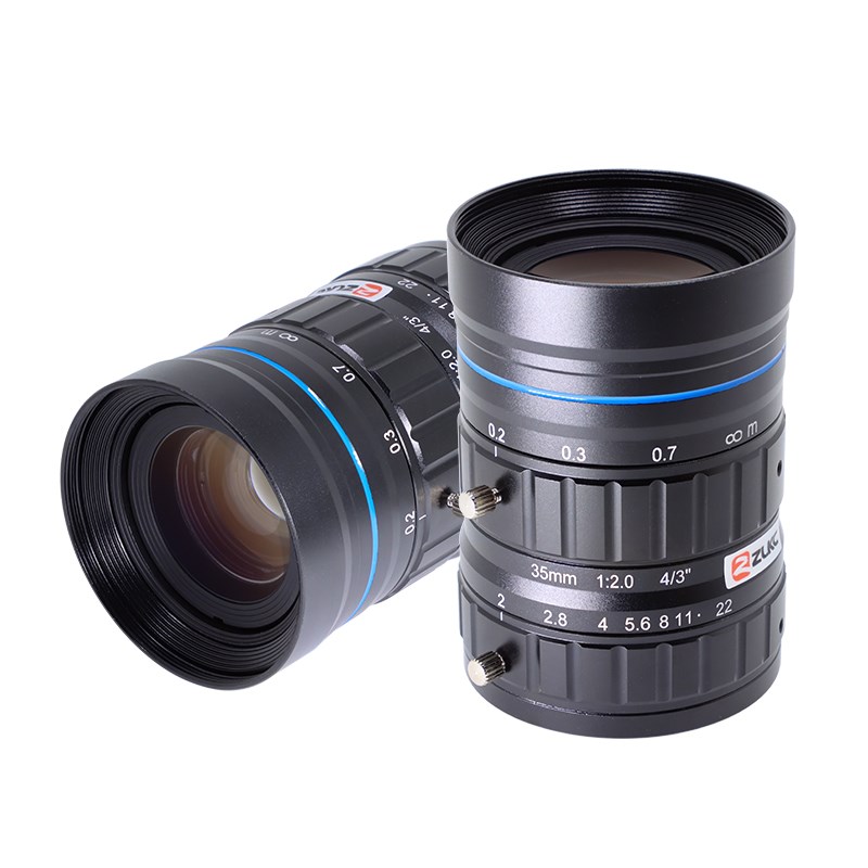工业相机镜头35mm 4/3英寸大靶面1200万像素镜头C口工业检测镜头