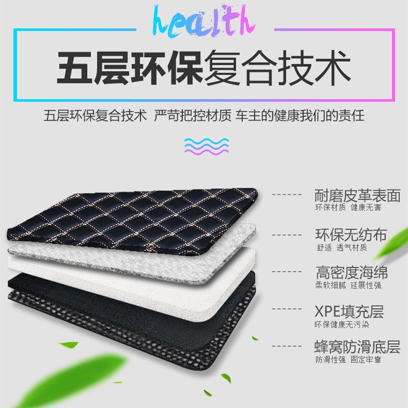 专用于1213141516 17 18 2019款奔驰B180 b200 260后备箱垫全包围