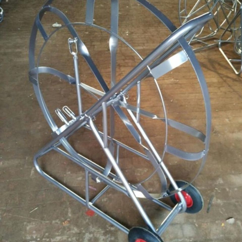 穿线器穿孔器电缆穿管器通管器双管加固架子空车车架 加厚刹车