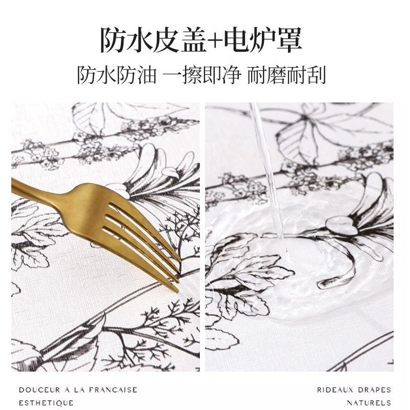 烤火桌子罩套高端珊瑚绒正方形取暖桌布火炉电炉罩揭盖加厚烤火被