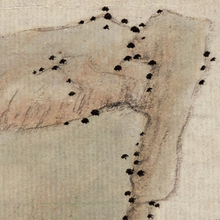 清代孙逸溪桥觅句图微喷打印山水画临摹画稿复制画心学习参考大图