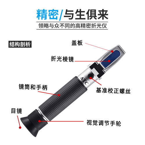 白酒度数器酒精度数测量计高精度检测仪酒度表浓度酒度计测试仪