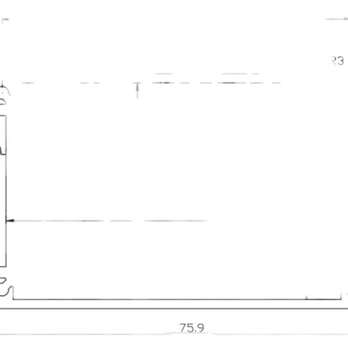 铝合金壳体线路板盒子diy电源仪表主机壳锂电池外壳铝壳铝盒76x46