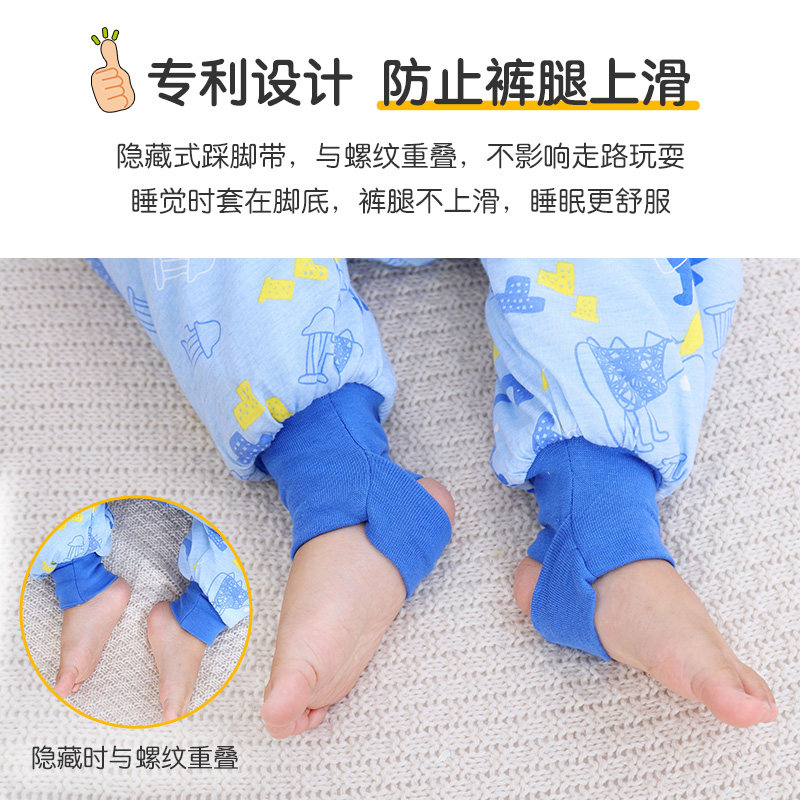 婴儿睡袋宝宝秋冬款加厚恒温新生儿童防踢被子神器春秋季四季通用