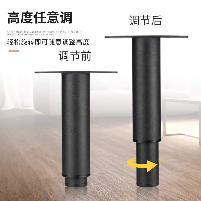 床板支撑架实木床底龙骨固定支撑腿金属床脚可调节床架承重支架图片