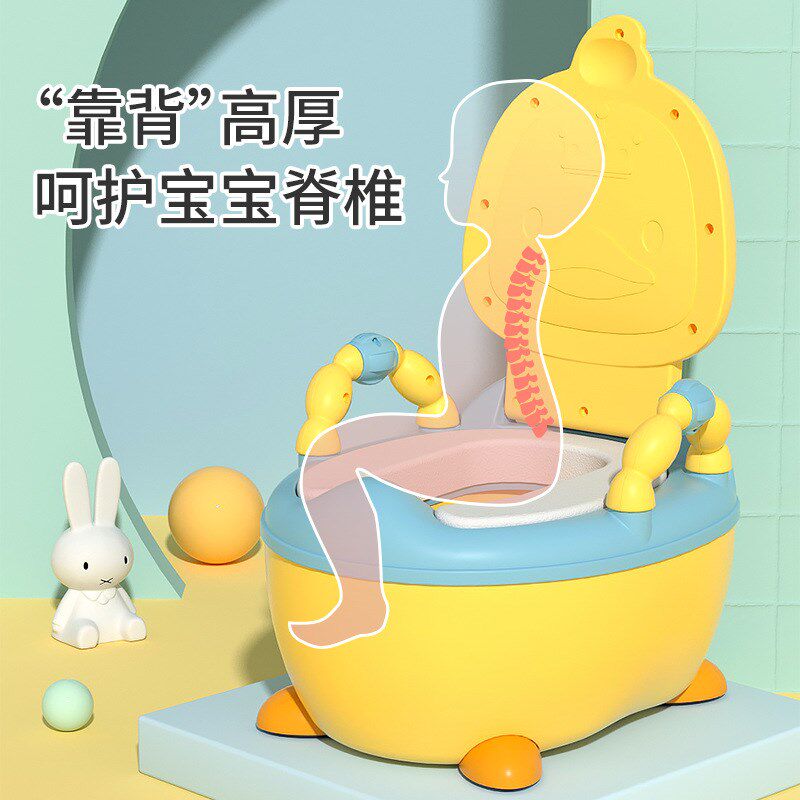 宝宝加大加厚便盆尿盆儿童马桶座便器婴儿抽屉式盆小孩卡通座便器