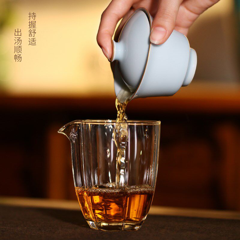 自慢堂盖碗不言美器白瓷三才盖碗泡茶碗单个小茶碗单色釉功夫茶具