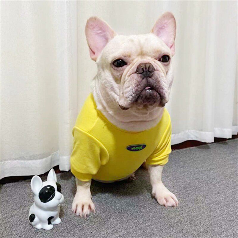 法斗衣服宠物狗狗秋冬款卫衣猫咪T恤巴哥犬雪纳瑞柴犬泰迪打底衫