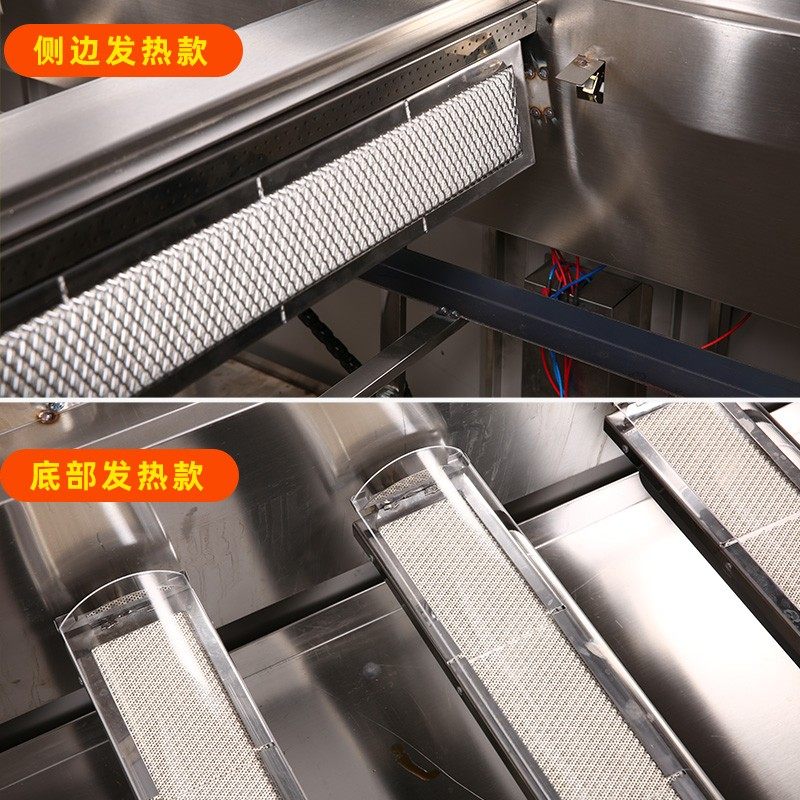 燃气烤鸡炉火排自动旋转烧烤车奥尔良烤鸡腿摇滚烤箱专用炉头配件图片