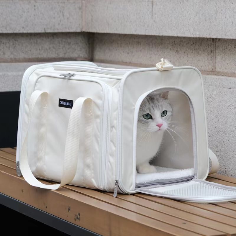 可扩展猫包大容量猫咪外出便携宠物猫笼手提式猫袋绝育车载两只猫