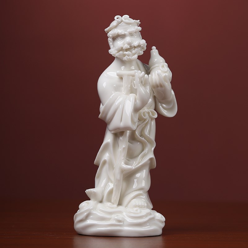 戴玉堂陶瓷八仙人物摆件八仙神像八仙过海摆件家用家居客厅供奉