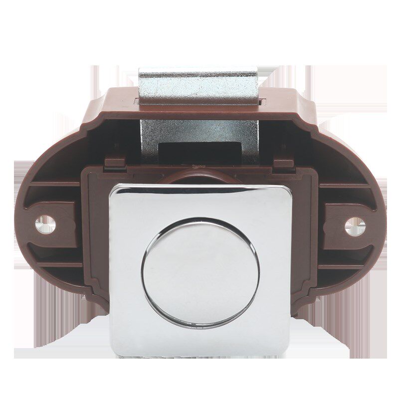 游艇房车救护车改装车吊柜按压锁 弹跳锁橱柜暗装门锁方形按钮锁