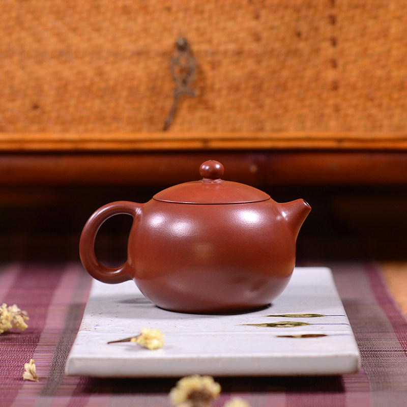 宜兴紫砂壶纯手工名家茶壶茶具套装大容量全手工朱泥大红袍西施壶