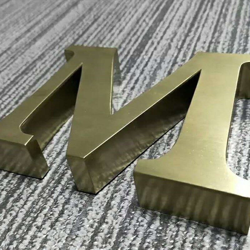 精品球面钛金字定做铜字仿古招牌制作不锈钢电镀鼓面烤漆铁皮字