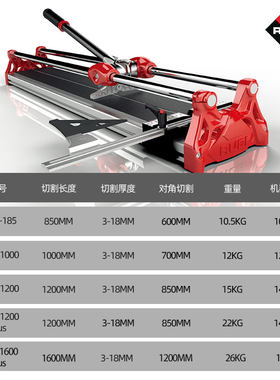 瑞比手动推刀原厂台式切割机地砖神器小型工具切瓷砖专用的推刀
