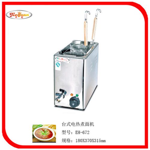杰冠EH-672双头台式电热煮面机商用麻辣烫炉饺子汤粉云吞锅意粉炉