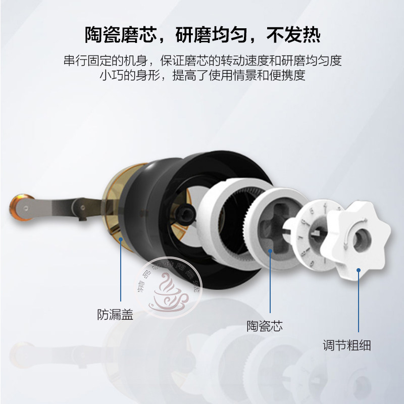包邮手摇咖啡豆磨豆机研磨机磨粉机迷你便携家用手动粉碎咖啡机