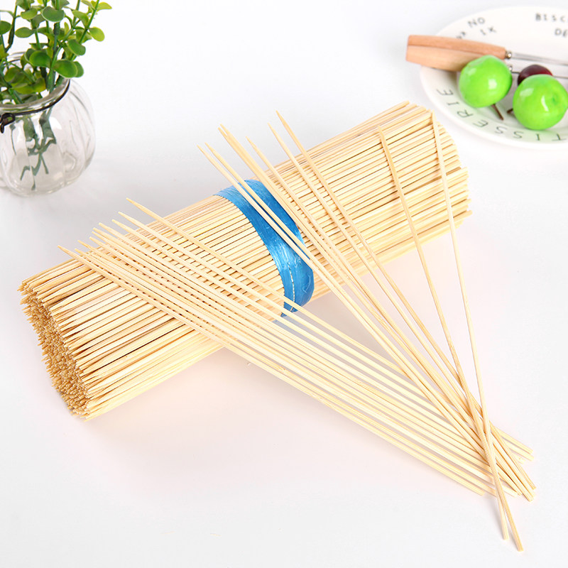 竹签25cm*2.5mm烧烤麻辣烫关东煮串串钵钵鸡一次性竹签子整箱木签