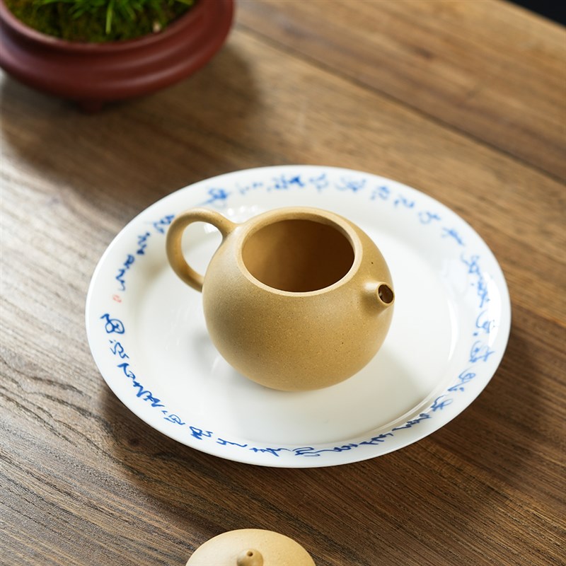 宜兴纯手工紫砂壶原矿本山绿泥圆月西施小品茶壶茶具家用送礼小壶