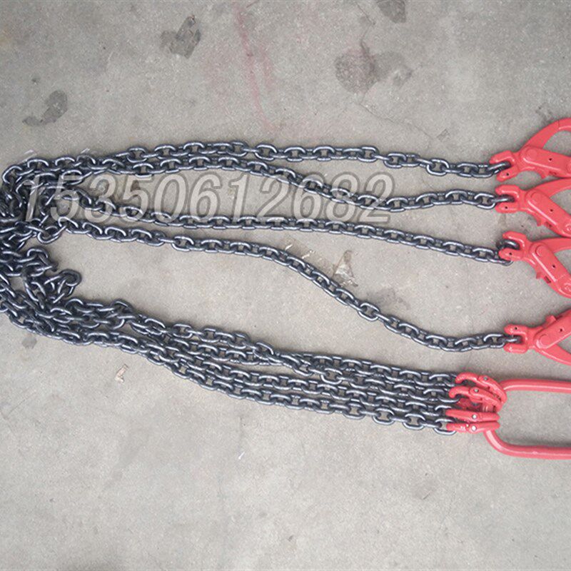 起重吊链锰钢铁链条吊索具吊钩行车模具挂钩吊车吊具自锁钩安全钩