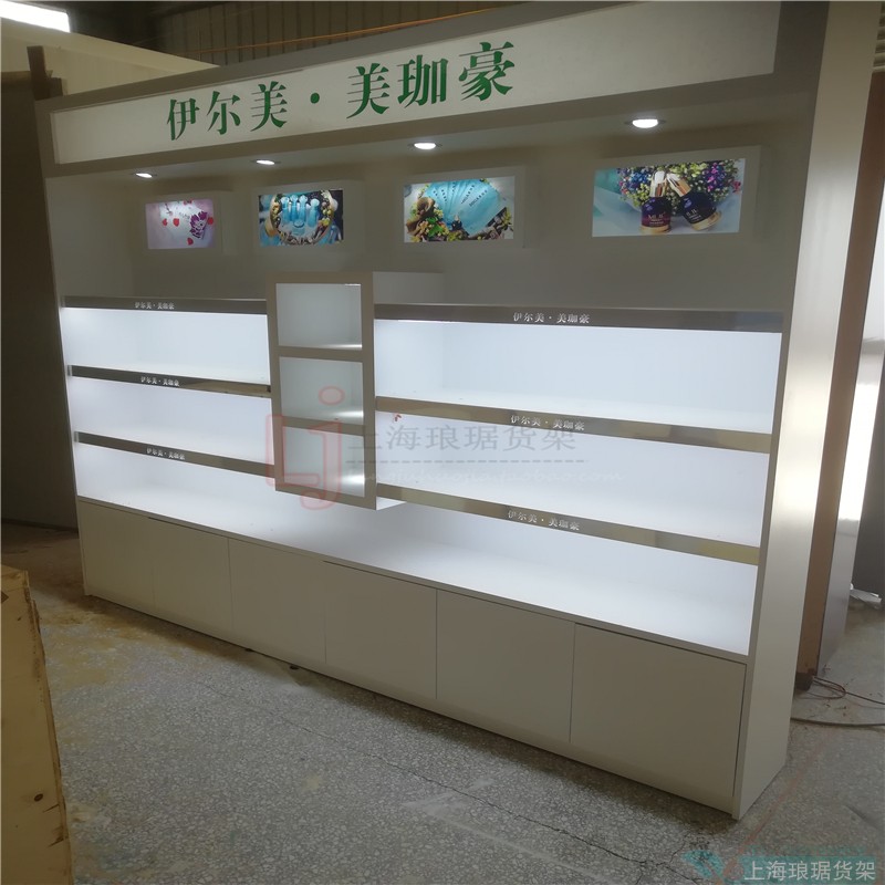 欧式展示柜化妆品柜美容展示架样品架产品柜陈列货柜可按来图定制