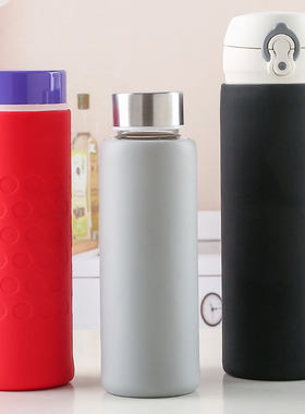 硅胶杯套保护套玻璃杯防摔水杯套防烫杯子套保温杯防摔套橡胶外套