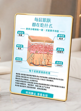 肌肤分层吸收原理拓客引流摆件