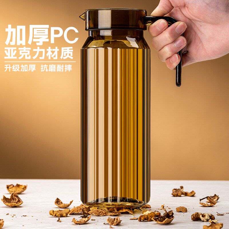 亚克力扎壶塑料茶水壶商用饭店专用餐厅果汁柠檬水壶热饮大容量pc