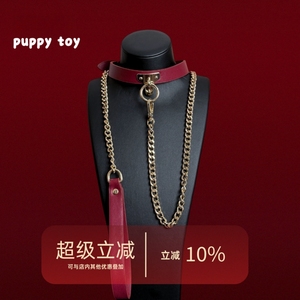 「puppy toy」黑色锁骨颈圈项圈项链颈带choker定制刻字小狗项圈