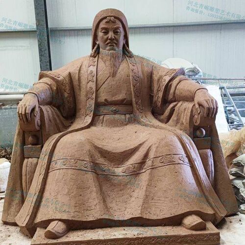 铸铜KJK铸铸造古代人雕像成吉思汗诸葛亮铜雕室雕外文化公园名铜
