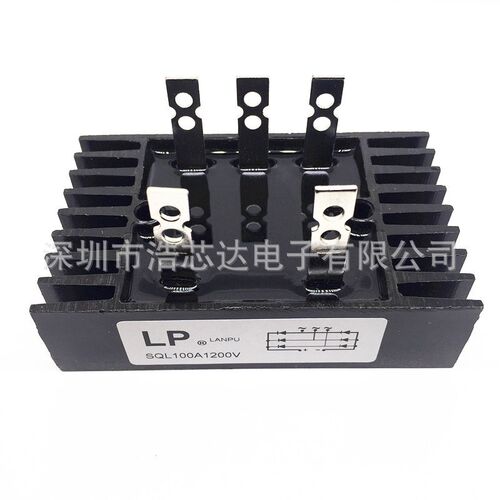 全新三相整流桥SQL100A 1200V SQL100-12 桥式整流器60*100mm
